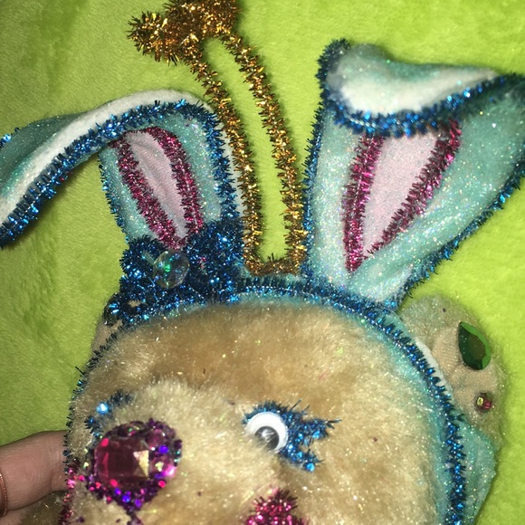 Bumble Bear Sparkly Handmade OOAK Angel Wish π - Picture 4 of 8